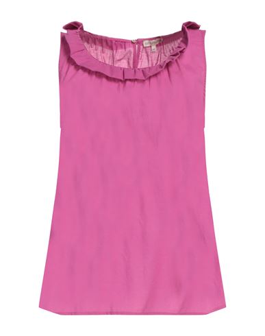 Camicettasnob Woman Top Magenta Size 6 Cotton In Magenta