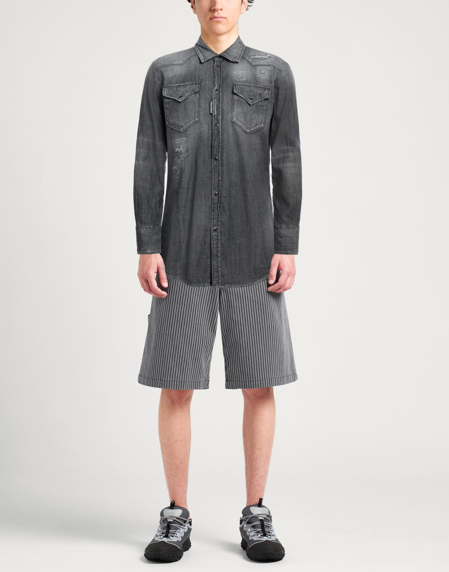  Dsquared2 - Camisetas Y Tops - Camisas Vaqueras - On Yoox.com 