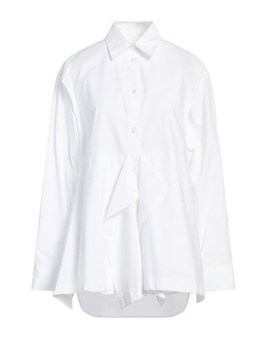 Jw Anderson Woman Shirt White Size 8 Cotton In White