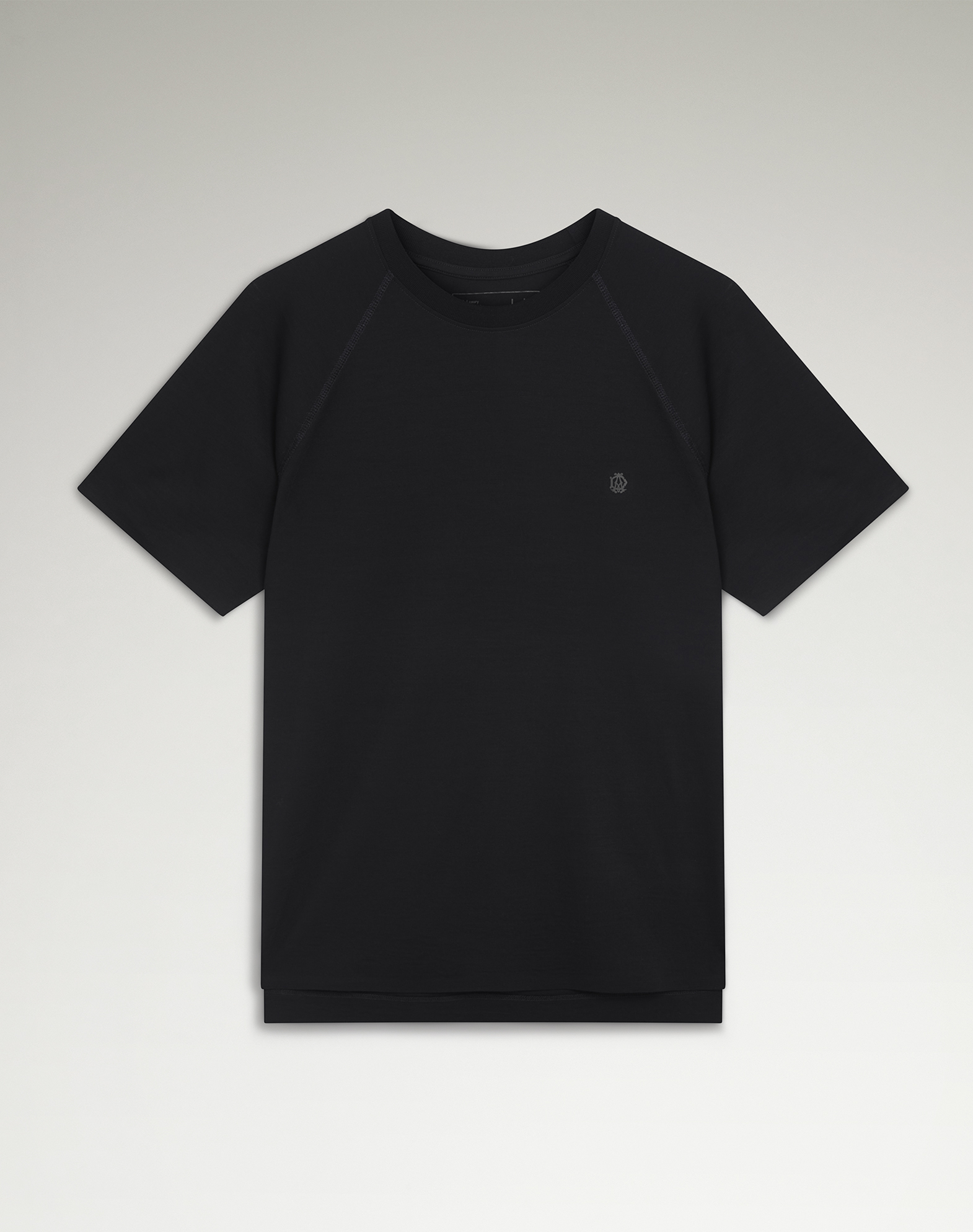 DUNHILL ATHLUXURY WOOL SHORT SLEEVE T-SHIRT 
