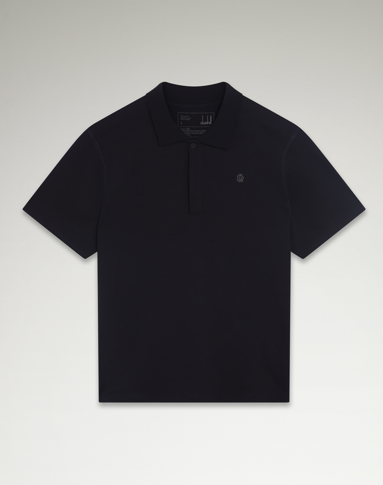 DUNHILL ATHLUXURY WOOL SHORT SLEEVE POLO 
