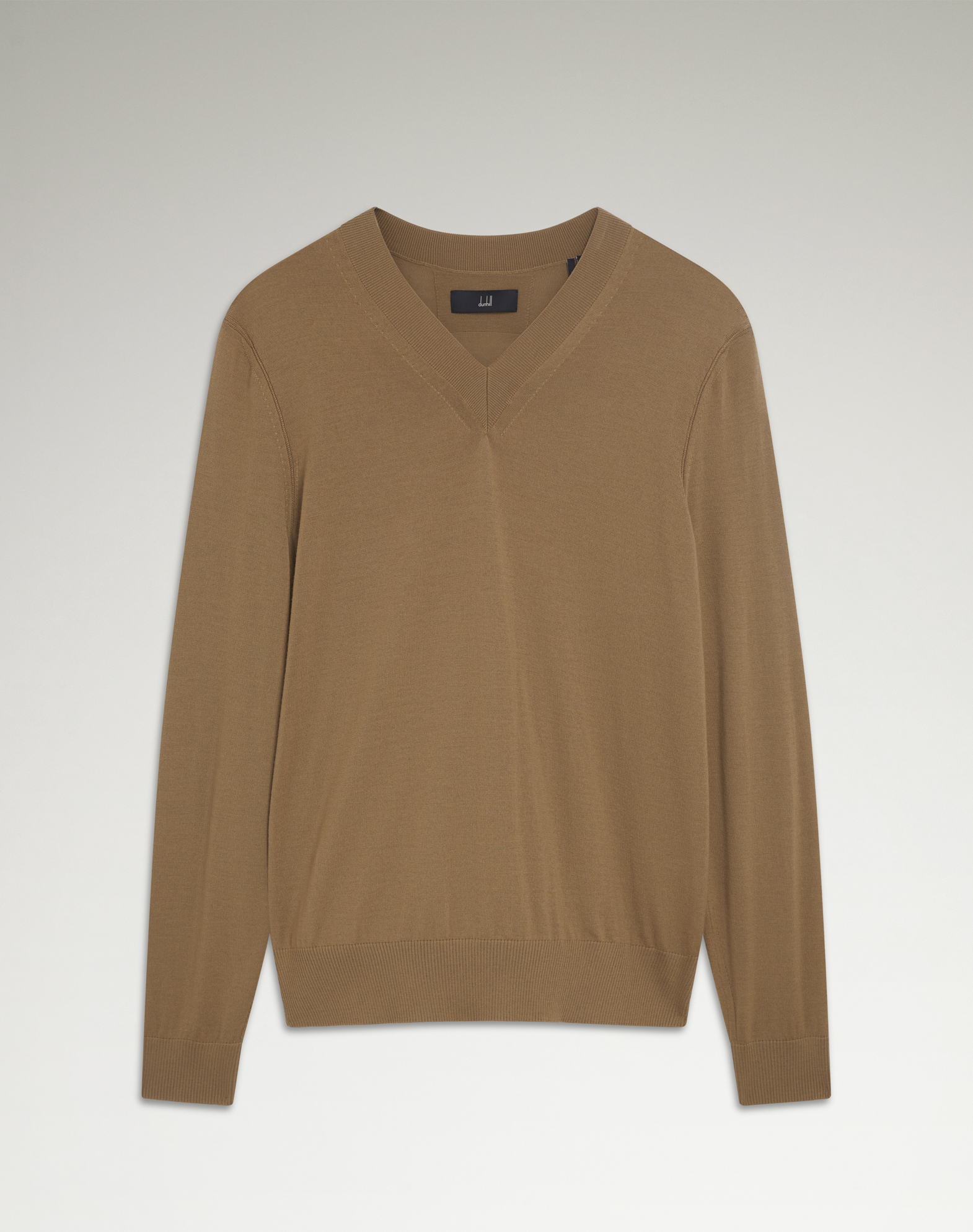 DUNHILL MERINO V NECK JUMPER 