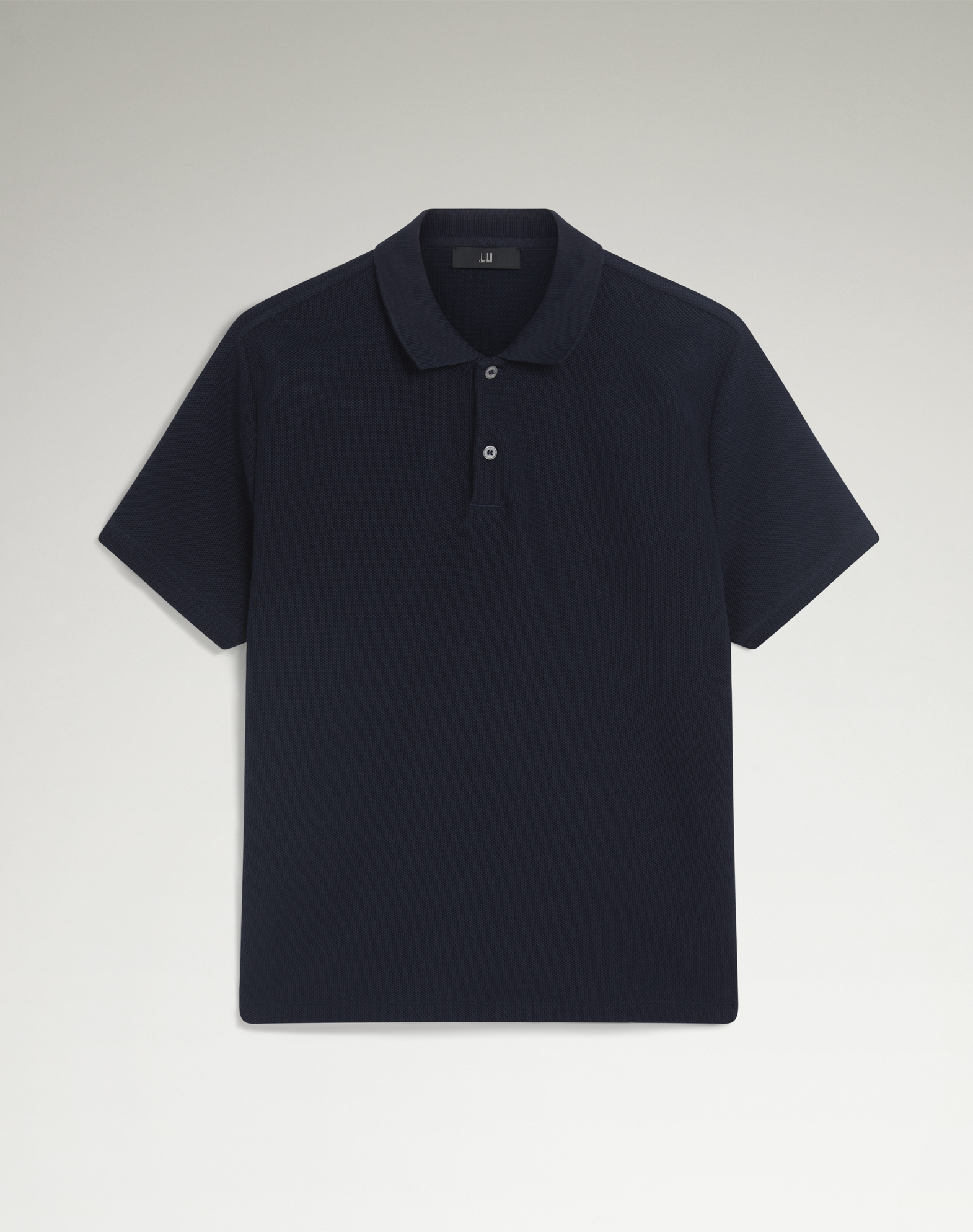 DUNHILL COTTON PIQUE SHORT SLEEVE POLO
