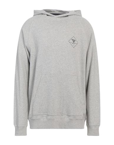 BARBOUR BARBOUR BEACON MAN SWEATSHIRT LIGHT GREY SIZE M COTTON 