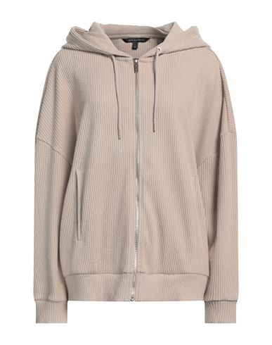 Shop Armani Exchange Woman Sweatshirt Beige Size S Cotton, Polyester, Elastane