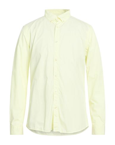 Barbour Man Shirt Pastel Yellow Size M Cotton In Yellow