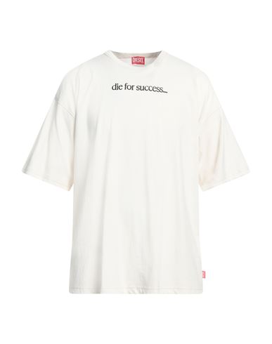 Diesel T-boxt-n6 Cotton T-shirt In White