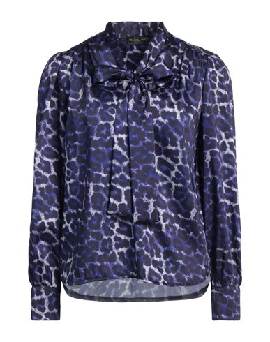 Vanessa Scott Woman Top Purple Size L Polyester In Purple
