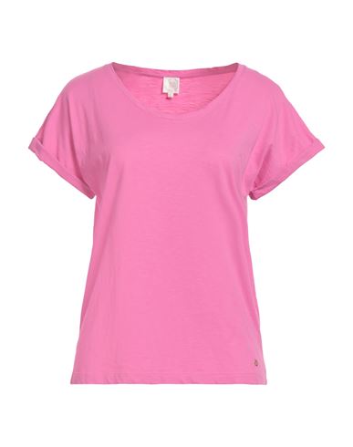 Des Petits Hauts Woman T-shirt Pink Size 3 Cotton