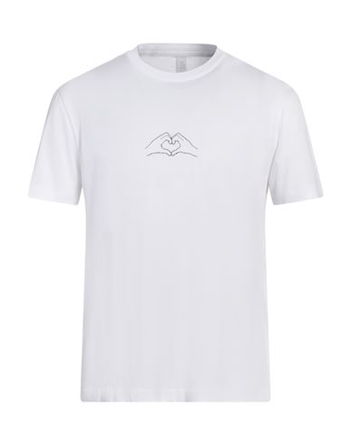 Neil Barrett Slim Fit Crew-neck T-shirt With Heart Print In White
