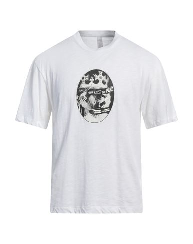 Neil Barrett Man T-shirt White Size Xxl Cotton In White
