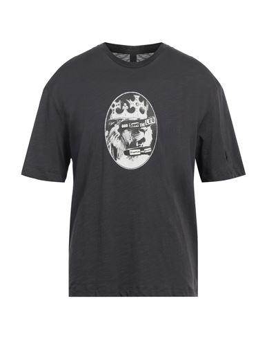 Neil Barrett Man T-shirt Lead Size 3xl Cotton In Grey