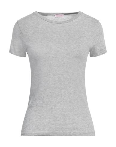 Rossopuro Woman T-shirt Light Grey Size 4 Cotton In Grey