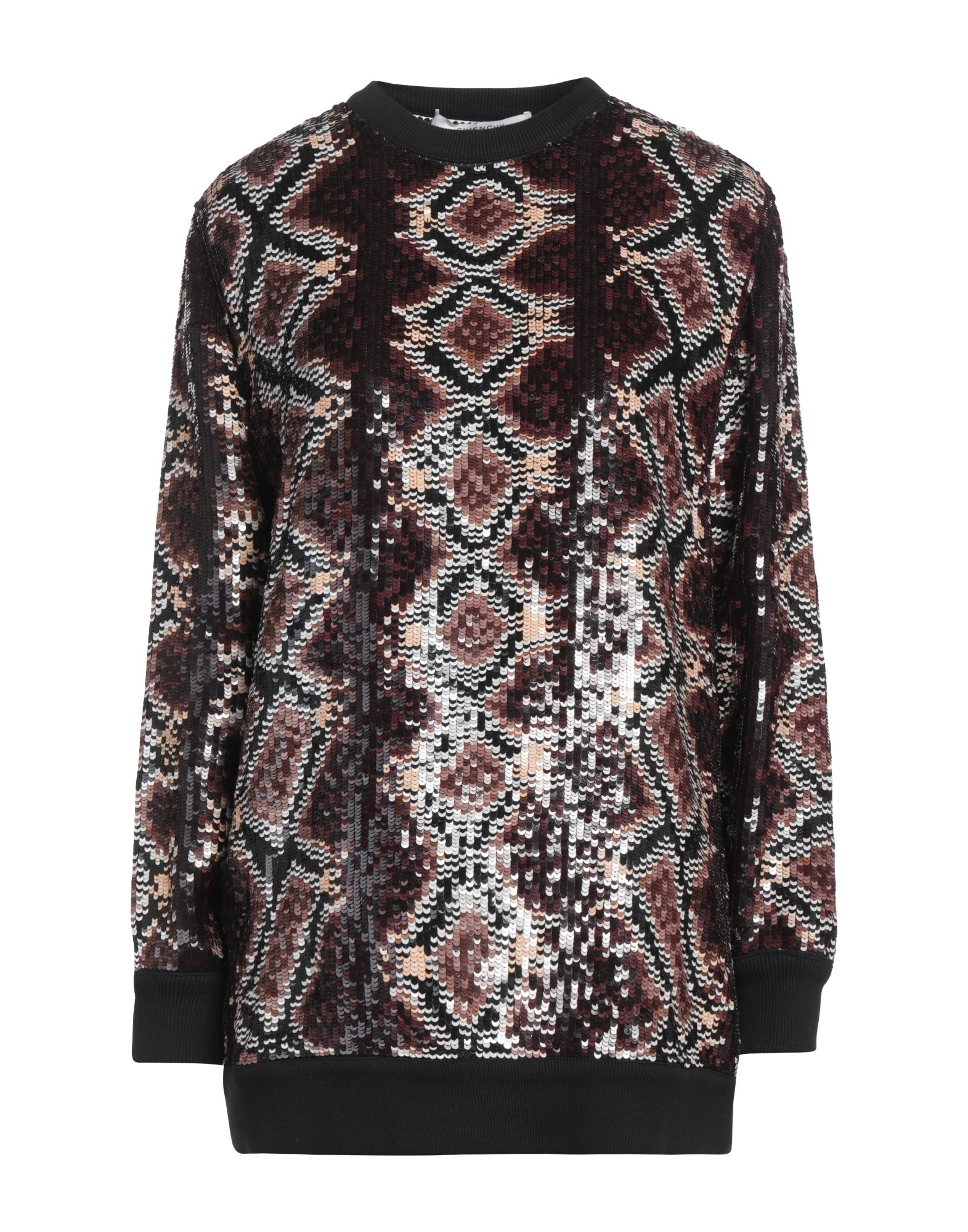 《セール開催中》GIVENCHY レディース スウェットシャツ ブラック 36 シルク 100% / コットン / ポリウレタン