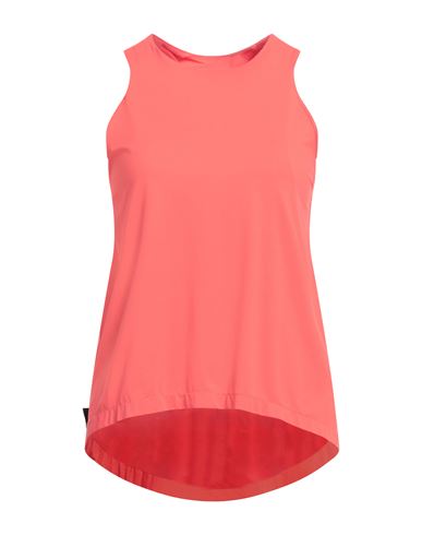 Rrd Woman Tank Top Coral Size 6 Polyamide, Elastane In Red