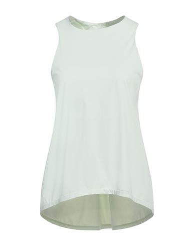 Rrd Woman Tank Top Light Green Size 6 Polyamide, Elastane In Green