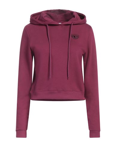 Chiara Ferragni Woman Sweatshirt Purple Size S Cotton In Purple