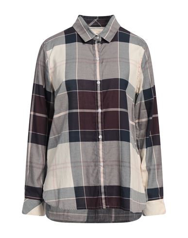 Barbour Woman Shirt Burgundy Size 12 Cotton In Multi