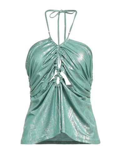Ba&sh Ba & Sh Woman Top Green Size 3 Polyester, Elastane In Green