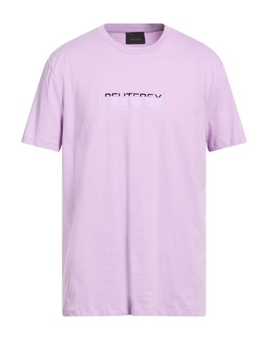 Peuterey Man T-shirt Mauve Size Xxl Cotton In Purple