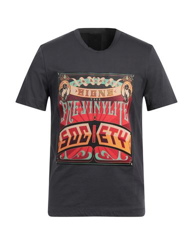 Shop Juunj Juun. J Man T-shirt Charcoal Size 36 Cotton In Grey