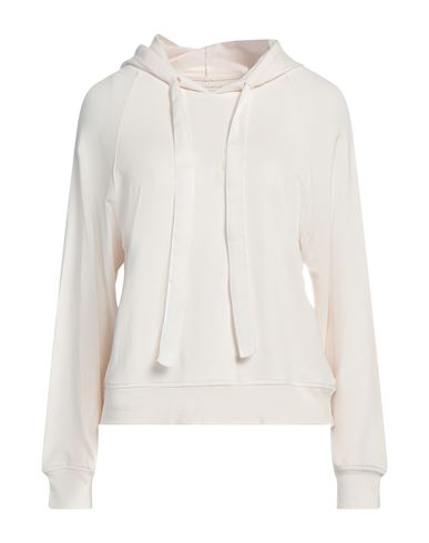 Majestic Long-sleeve Drawstring Hoodie In White