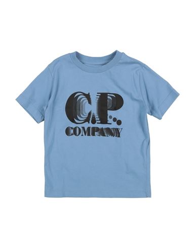 C.p. Company Undersixteen Babies' C. P. Company Undersixteen Toddler Boy T-shirt Pastel Blue Size 6 Cotton