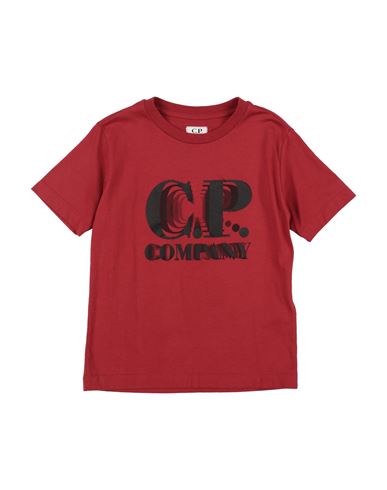C.p. Company Undersixteen C. P. Company Undersixteen Toddler Boy T-shirt Brick Size 6 Cotton In Red
