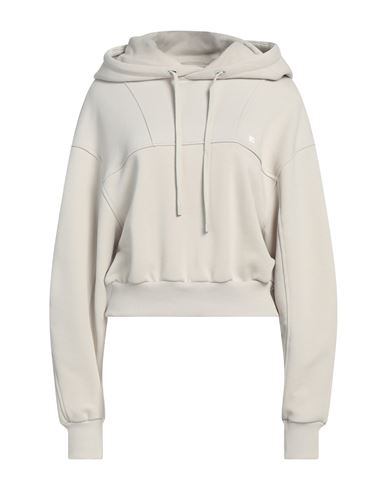Low Classic Woman Sweatshirt Light Grey Size M Cotton, Polyester, Polyurethane In Grey