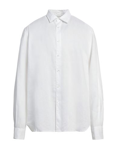 Shop Aspesi Man Shirt White Size 17 Linen