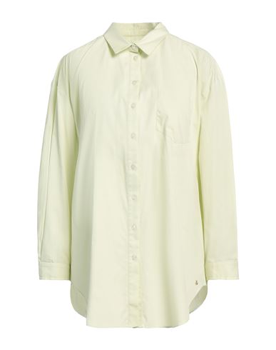 Des Petits Hauts Woman Shirt Light Green Size 3 Cotton In Green
