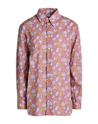 Shop Abseits Man Shirt Lilac Size Xl Cotton In Purple