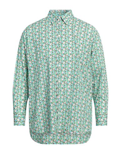 Shop Abseits Man Shirt Green Size L Cotton