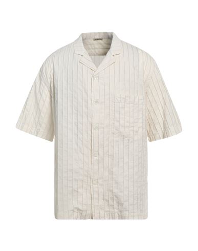 BARENA VENEZIA BARENA MAN SHIRT IVORY SIZE 42 COTTON 