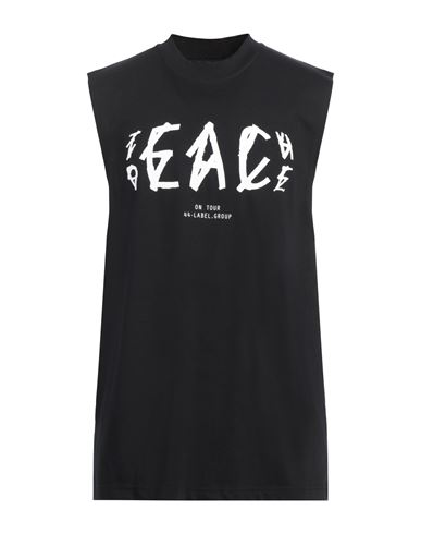44 Label Group Man T-shirt Black Size Xxl Cotton In Black