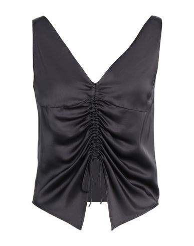 Cesar Casier Woman Top Midnight Blue Size Xs Viscose In Blue