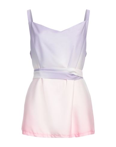 Senso By Atmosfashion Woman Top Lilac Size 12 Polyester In Purple