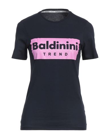 Baldinini Woman T-shirt Navy Size Xs Cotton In Navy