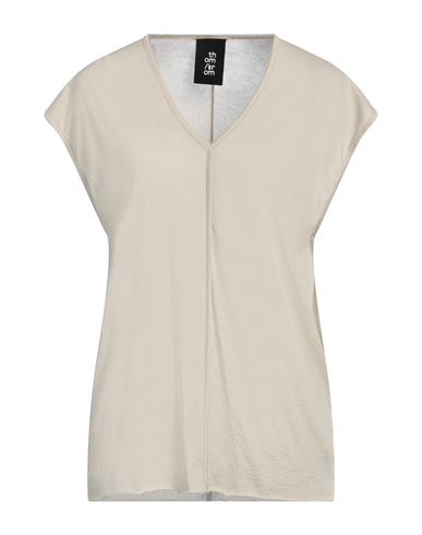 Thom Krom Woman T-shirt Beige Size M Cotton In Beige