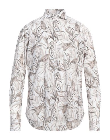 Orian Man Shirt White Size 16 Cotton In White