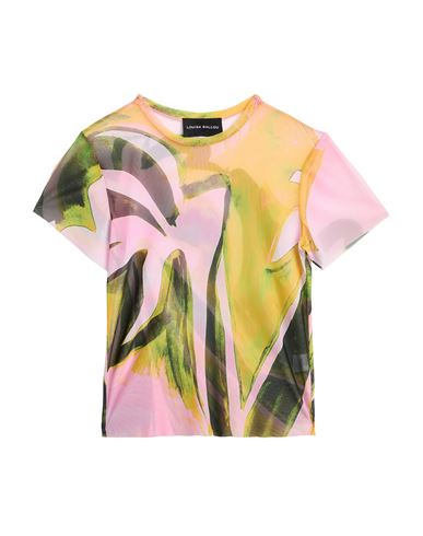 Louisa Ballou Woman Top Pink Size L Recycled Polyester, Elastane In Pink
