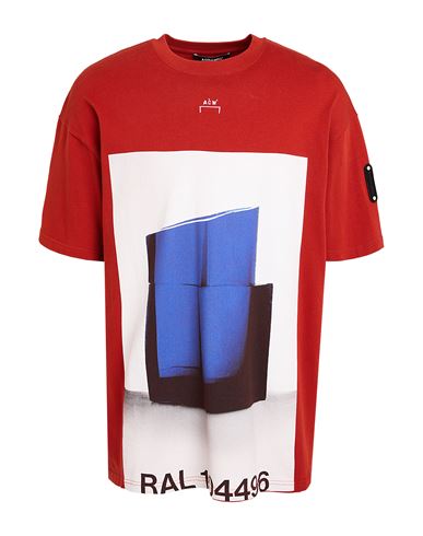 A-cold-wall* Man T-shirt Rust Size Xs Cotton In Red