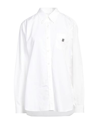 Givenchy Oversized Shirt In Poplin With Open Back In White
