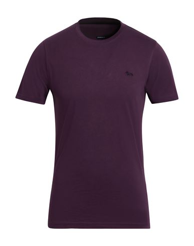 Harmont & Blaine Man T-shirt Plum Size S Cotton In Purple
