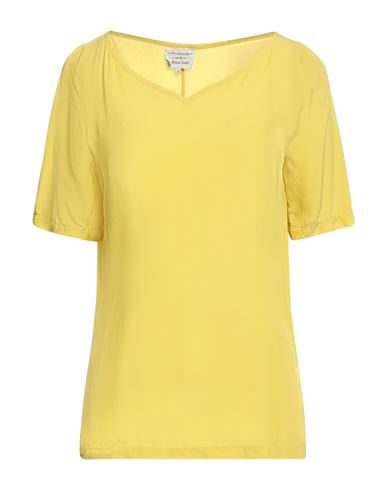 Shop Alessia Santi Woman Top Yellow Size 6 Viscose