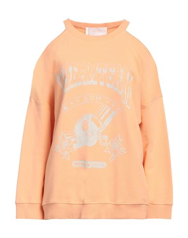 8pm Conscious Woman Sweatshirt Apricot Size M Cotton In Orange