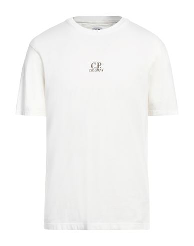 C.p. Company C. P. Company Man T-shirt White Size 3xl Cotton