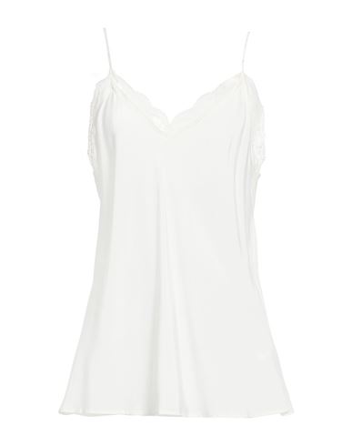Iblues I Blues Woman Top White Size 10 Viscose, Polyamide