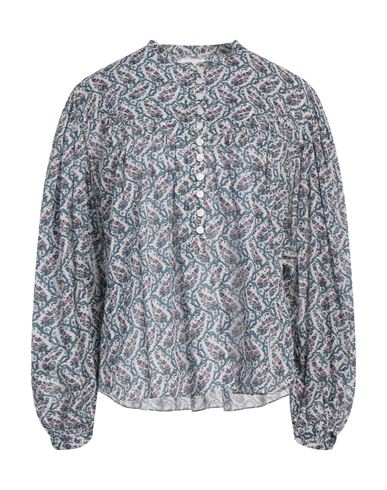 ISABEL MARANT ÉTOILE MARANT ÉTOILE WOMAN TOP DEEP TEAL SIZE 10 COTTON 