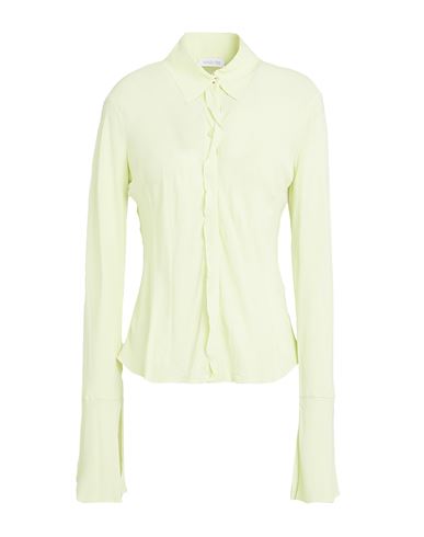 PATRIZIA PEPE PATRIZIA PEPE WOMAN SHIRT LIME GREEN SIZE 10 VISCOSE 